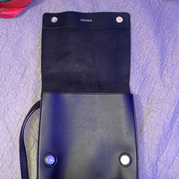 Forever 21 black leather backpack - Picture 2 of 3